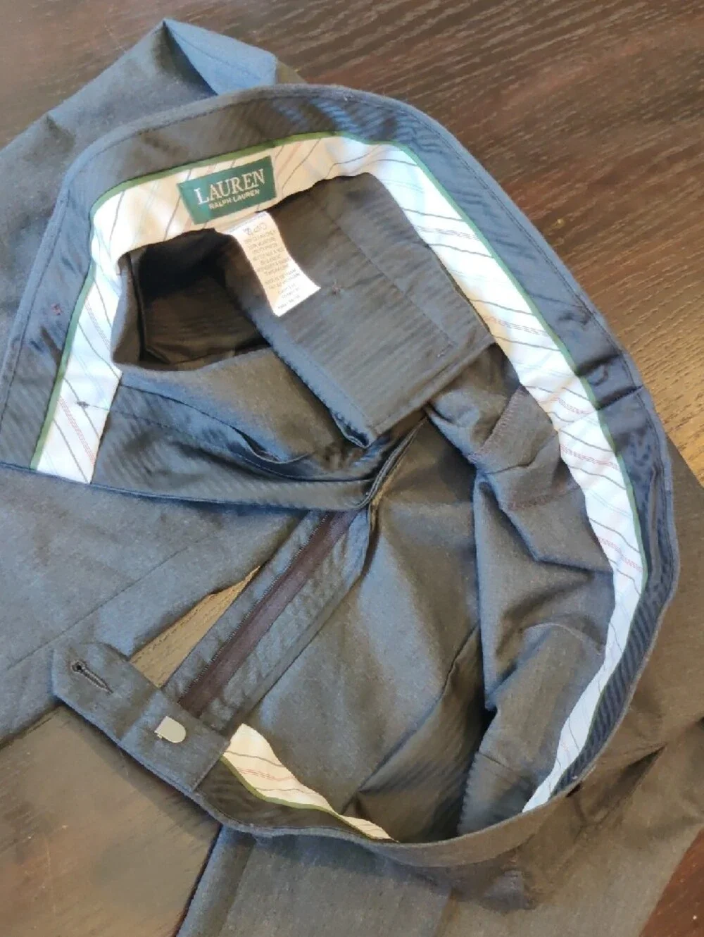 Ralph Lauren Boys' Dress Pants - Gray 18 Husky